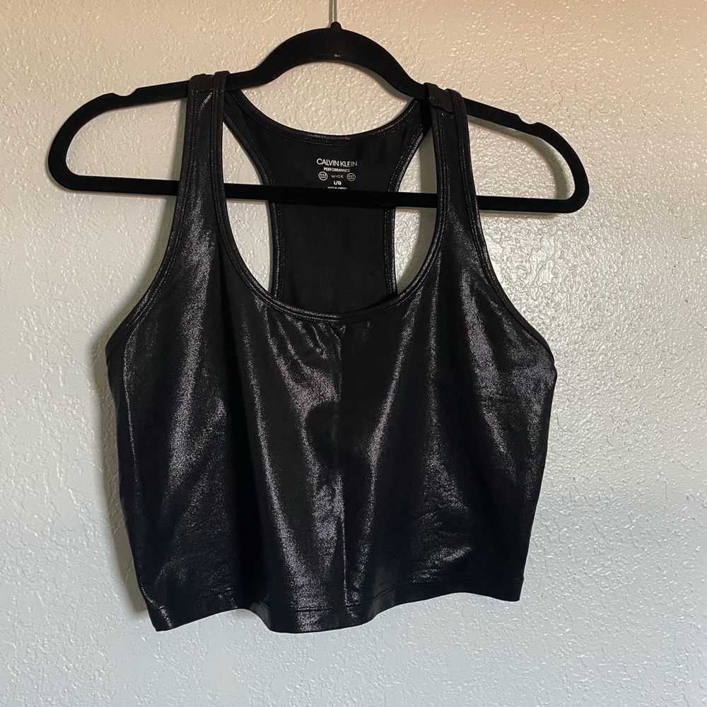 calvin klein cropped tank